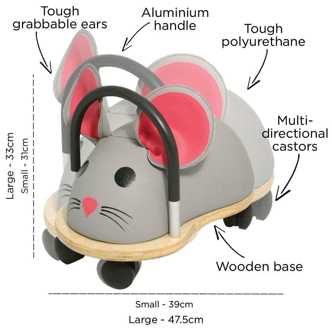 Wheelybug Mouse Ride On - Little Whispers