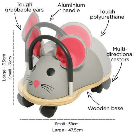 Wheelybug Mouse Ride On - Little Whispers