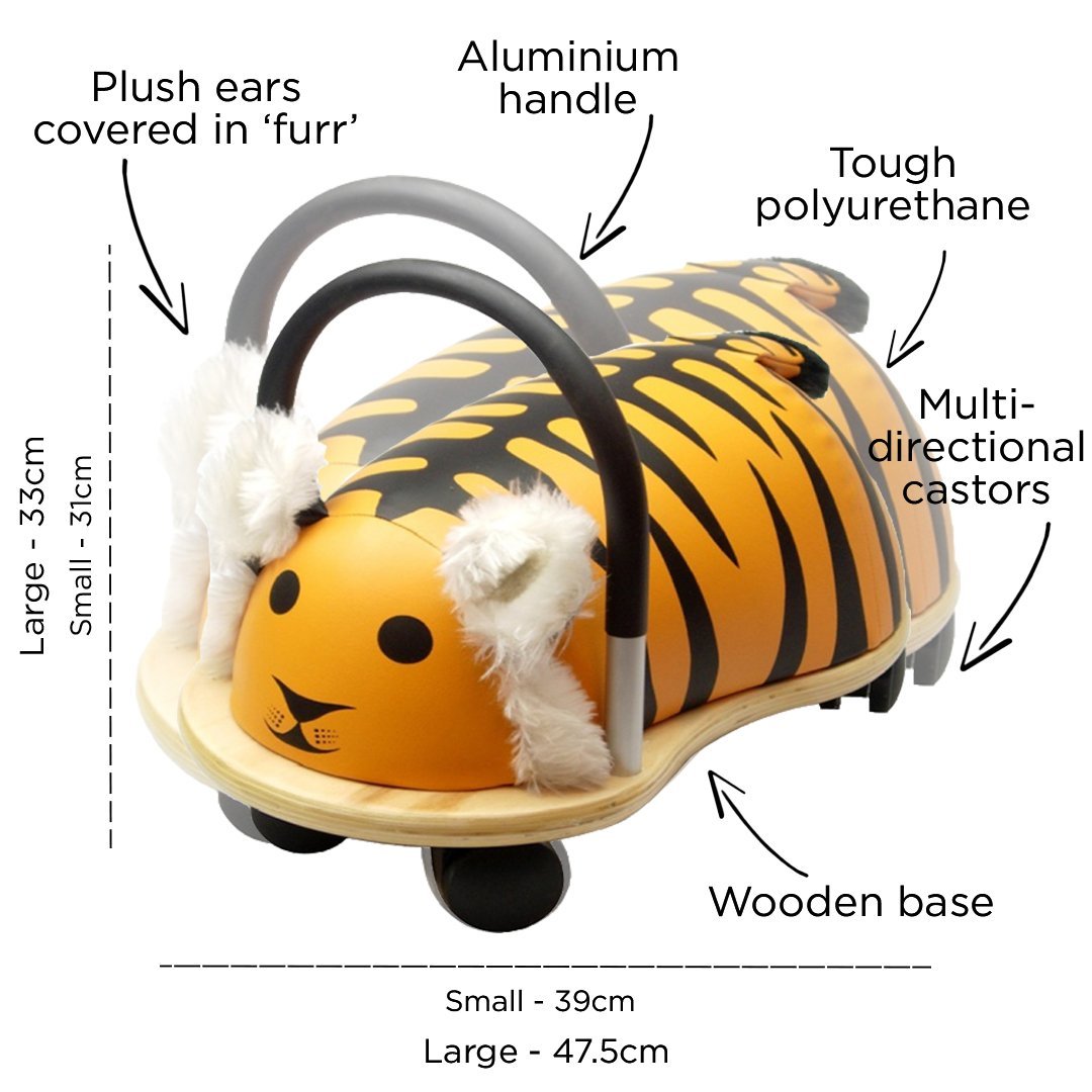 Wheelybug Tiger Ride On - Little Whispers