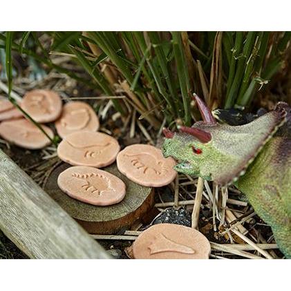 Yellow Door Dinosaur Footprint Stones - Little Whispers