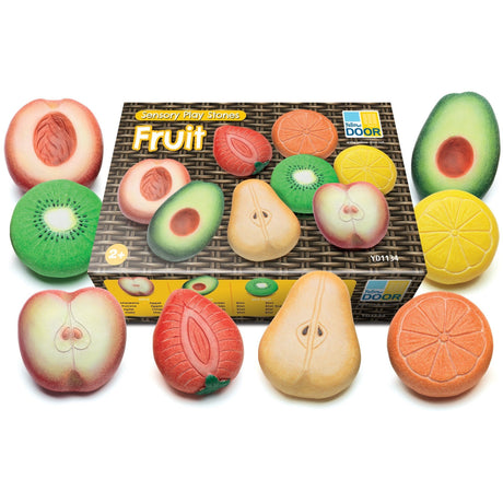 Yellow Door Fruit Sensory Play Stones - Little Whispers