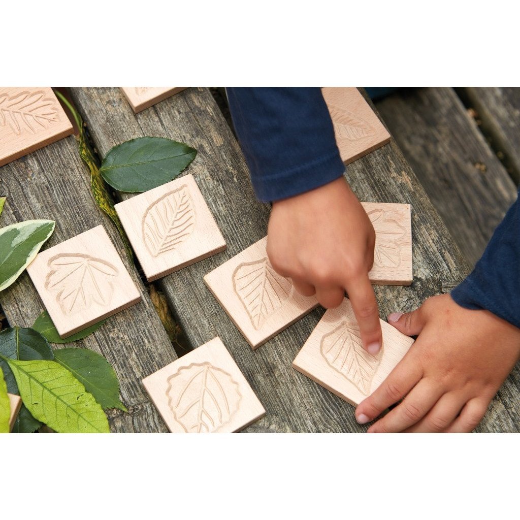 Yellow Door Sensory Leaf Tiles - Little Whispers